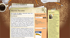 Desktop Screenshot of nataliabarroca.com.br